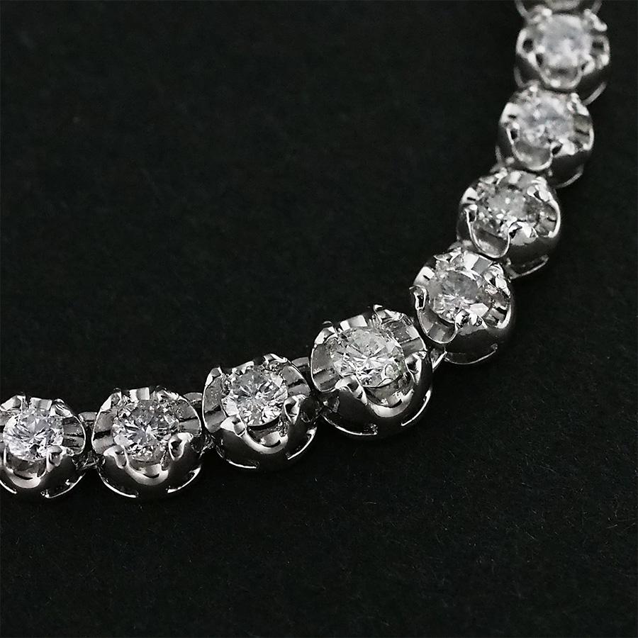 ダイヤモンド/3.00ct テニス ネックレス Pt850 : インペリアル - 通販