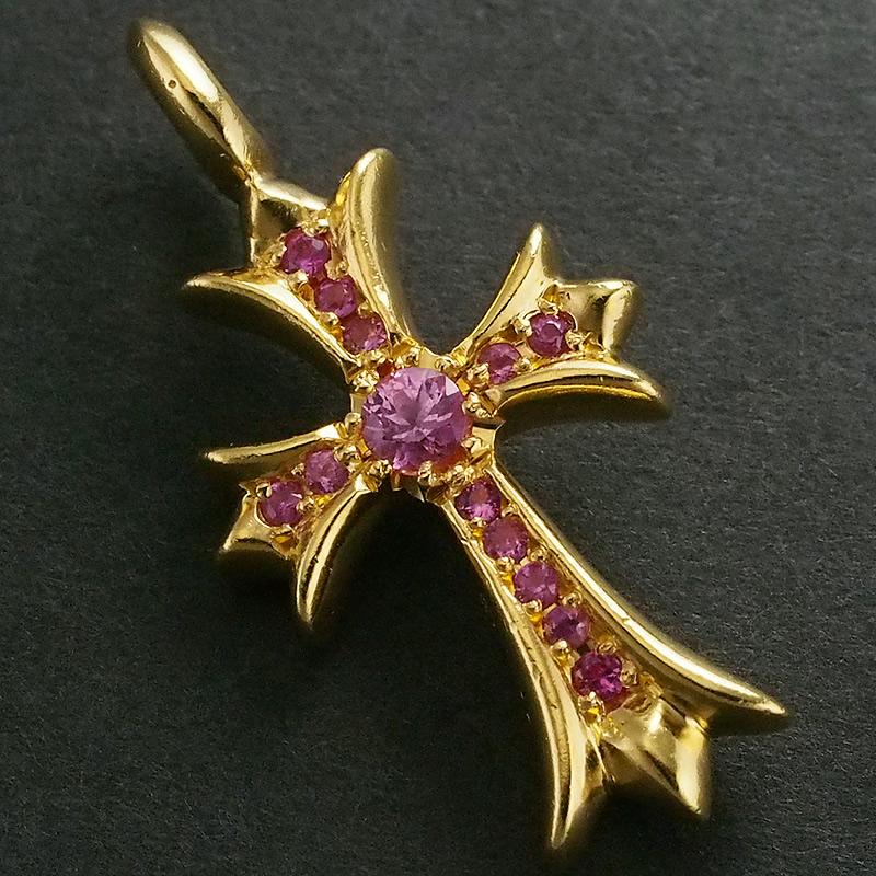 CHROME HEARTS（クロムハーツ） タイニーファットクロス ピンク