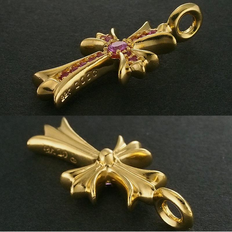 CHROME HEARTS（クロムハーツ） タイニーファットクロス ピンク