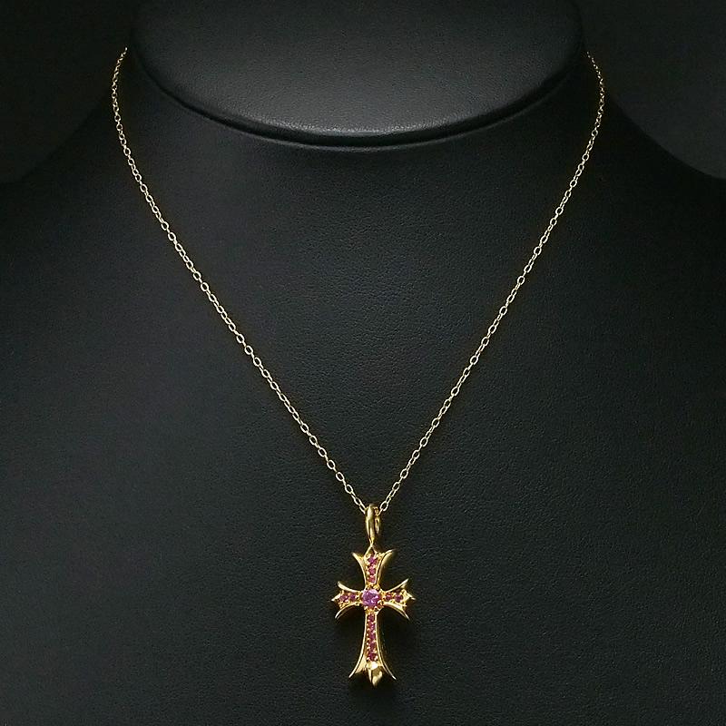 CHROME HEARTS（クロムハーツ） タイニーファットクロス ピンク