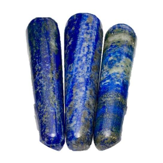 置き石 マッサージ棒 大 ラピスラズリ アフガニスタン産 青い奇跡