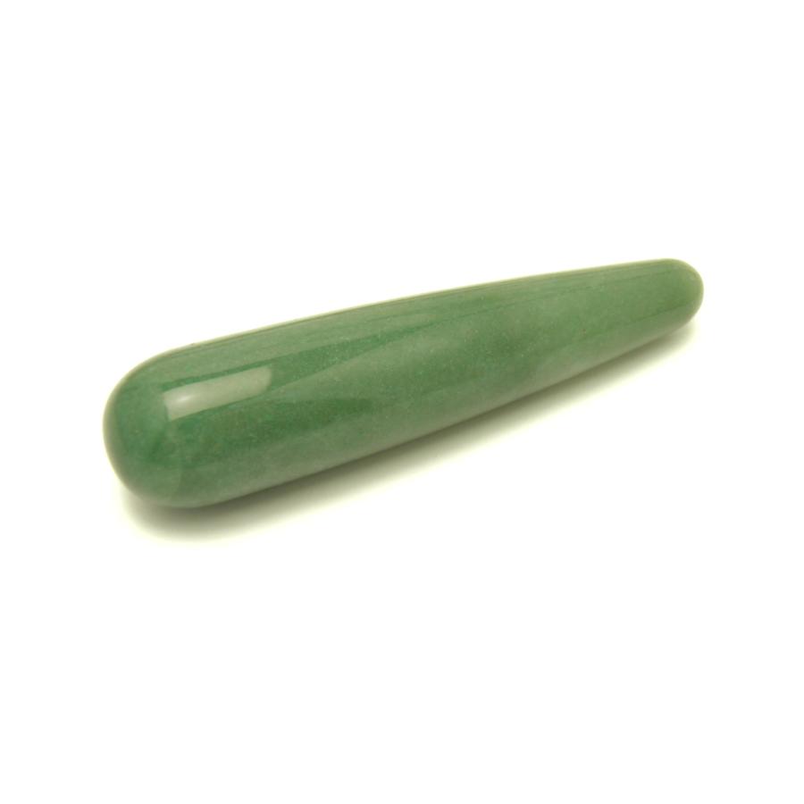 誕生石 5月 マッサージ棒 アベンチュリン インド翡翠 Aventurine 沈着