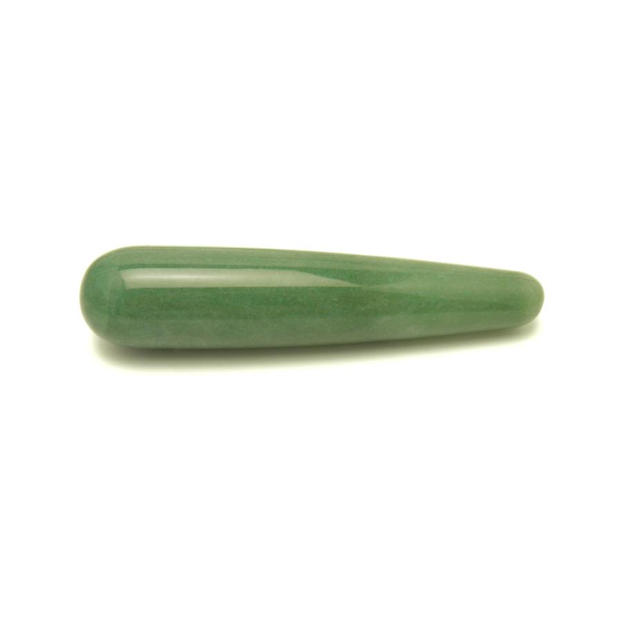 誕生石 5月 マッサージ棒 アベンチュリン インド翡翠 Aventurine 沈着