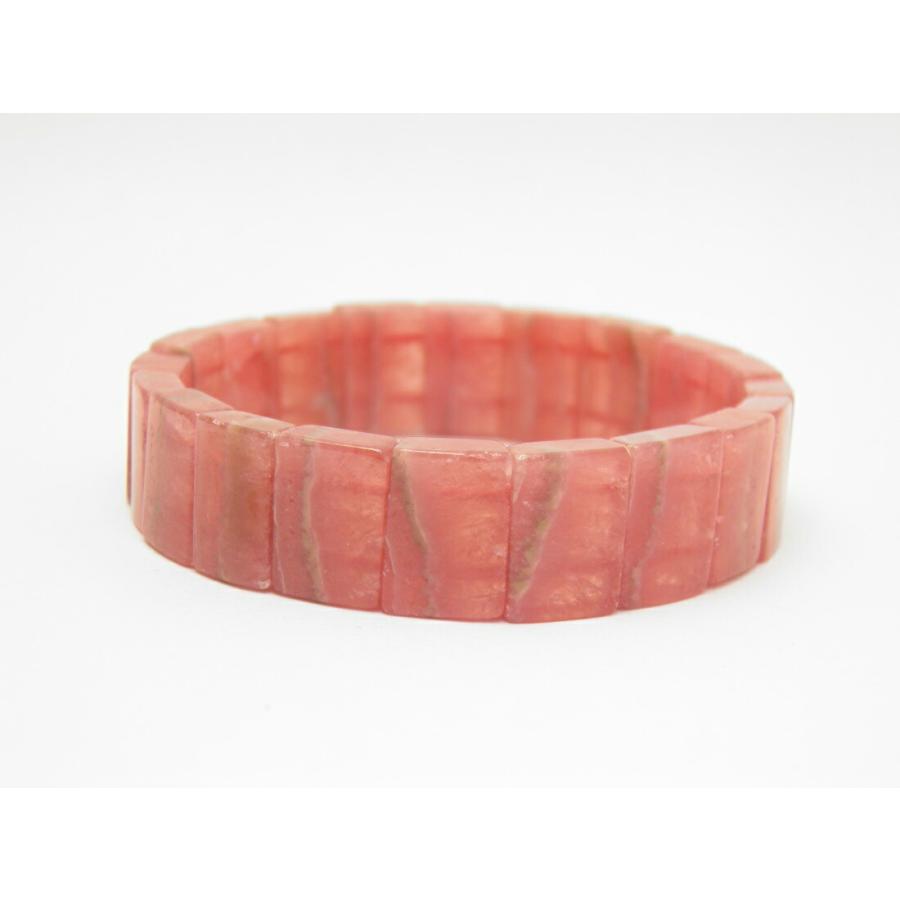 現品 インカローズ ロードクロサイト 10x14mm no1 バングル 天然石ブレスレット 愛と情熱を呼び覚ます石 天然石 パワーストーン