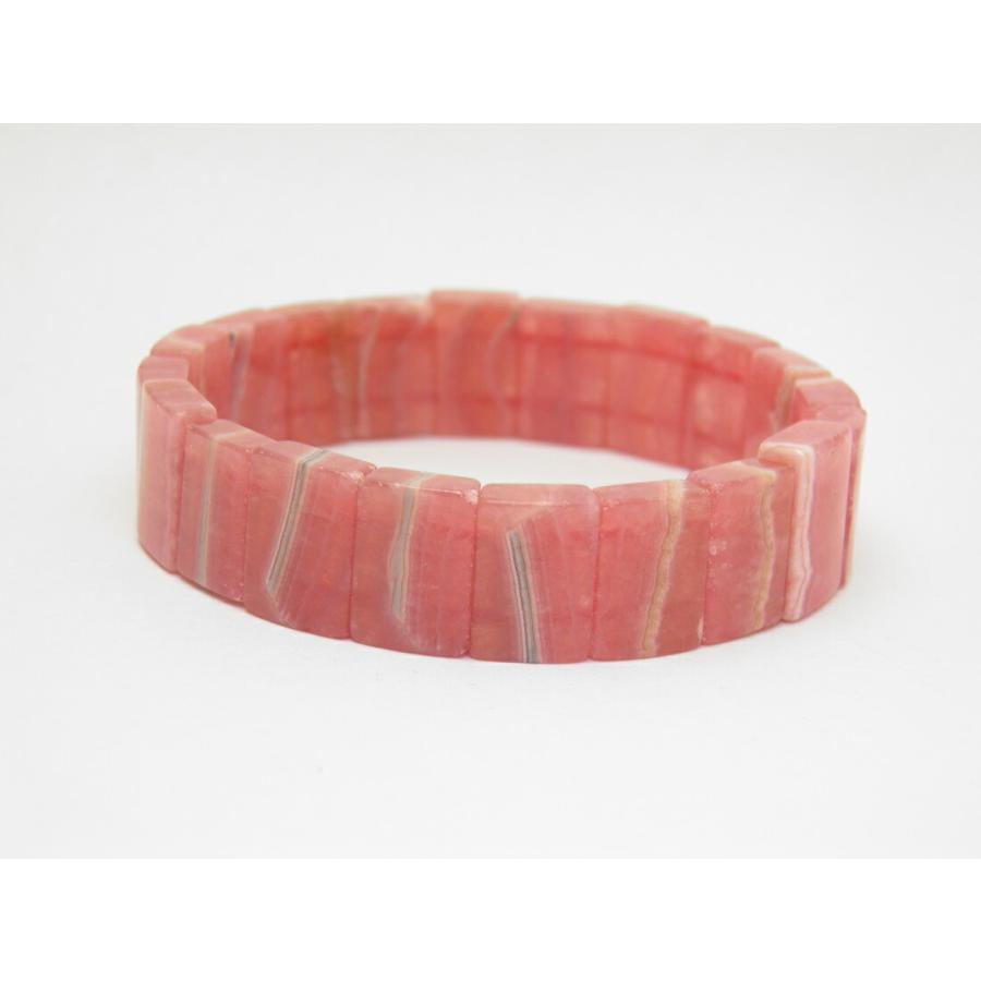 現品 インカローズ ロードクロサイト 10x14mm no2 バングル 天然石ブレスレット 愛と情熱を呼び覚ます石 天然石 パワーストーン