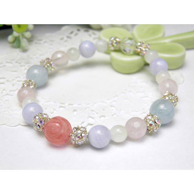 ♪401❤️ 薔薇　レジン　ローズクォーツ　天然石　マスクチェーン　パール　押し花 ♪401❤️ 薔薇 レジン ローズクォーツ 天然石 マスクチェーン