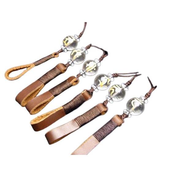 天眼石・梵字 お人形ストラップ⭐️ 天眼石・梵字 お人形ストラップ⭐️ ストラップ｜水晶石センター