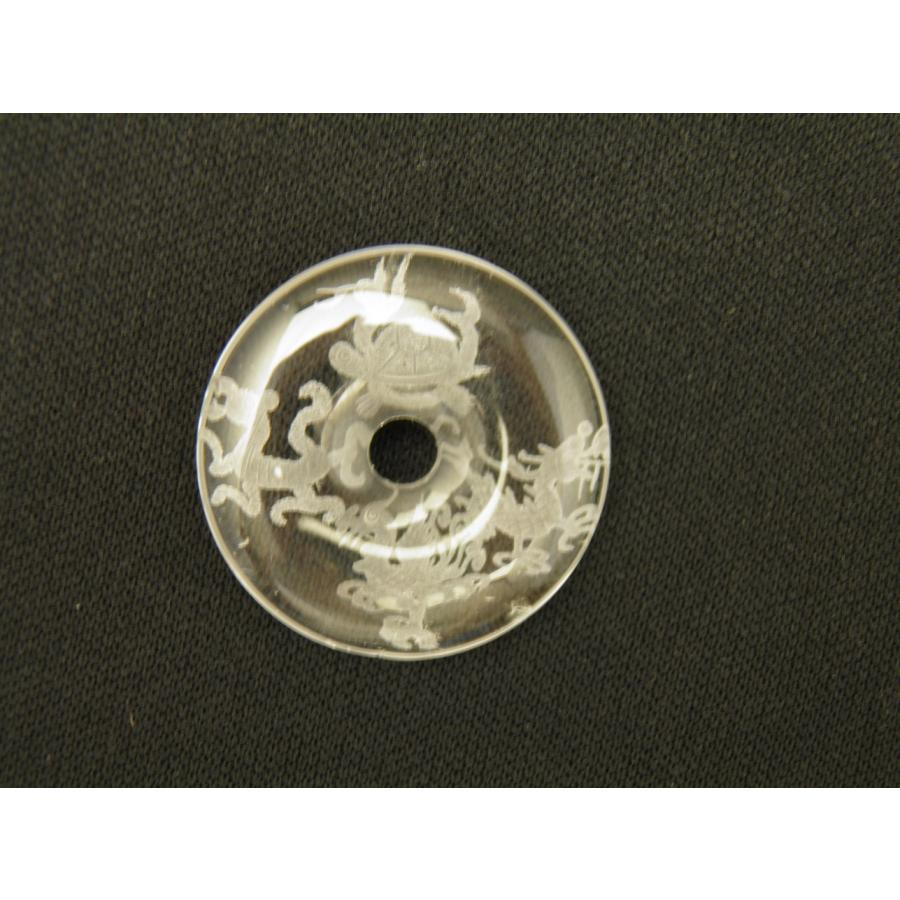 置き石 ドーナツ型 ピーディスク 水晶彫刻 四神獣 天然石