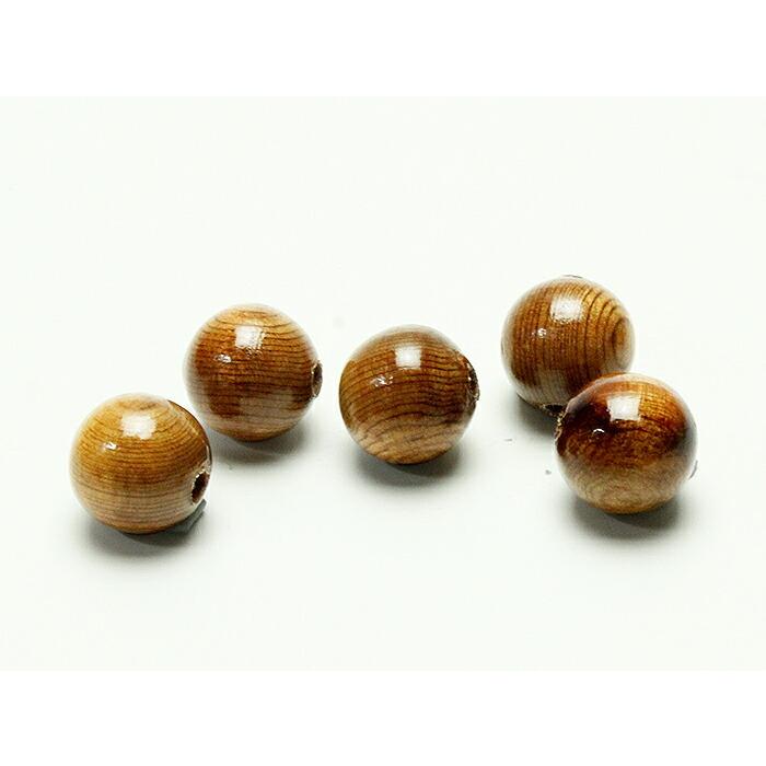 粒売り 屋久杉玉 5粒セット 証明用シール1枚付き 12mm 磨き塗り 4度