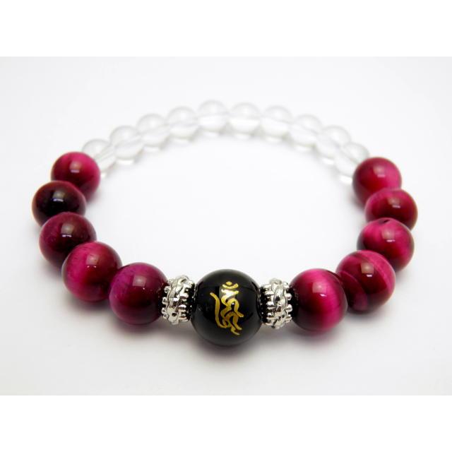 ウーン 愛染明王 あいぜんみょうおう オニキス ブレスレット