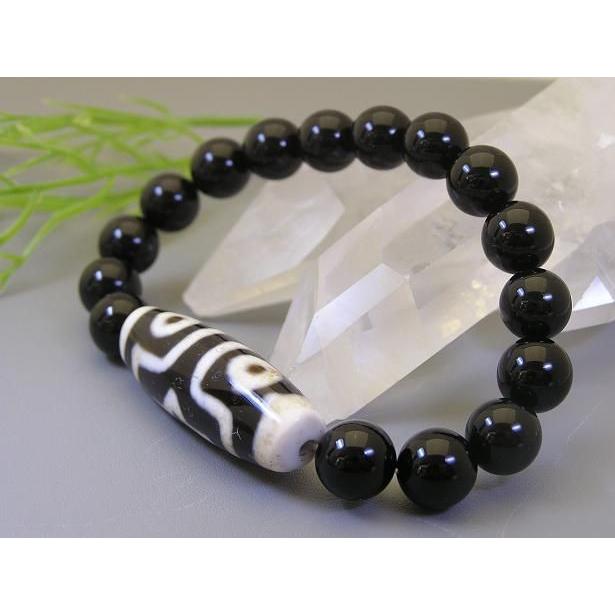 天然石 パワーストーン 天珠 オニキス ブレスレット