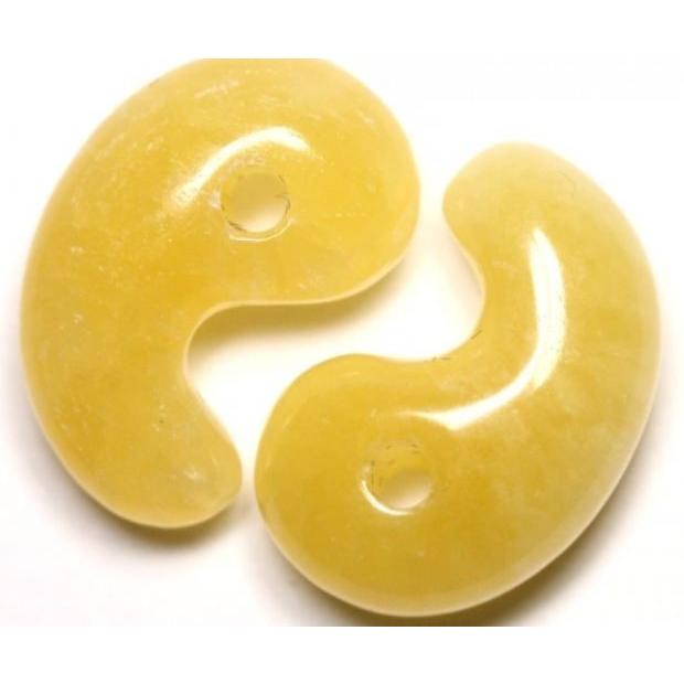 天然石 勾玉 アラゴナイト パワーストーン 古代勾玉 勾玉Sサイズ バラ