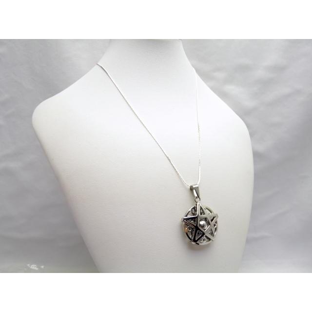 高品質 ペンダントトップ ギベオン 五芒星タイプ 約29mm SV925