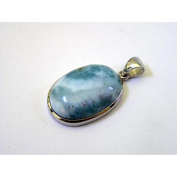 高級品 ラリマー使用 パワーストーンのペンダントトップ 三大