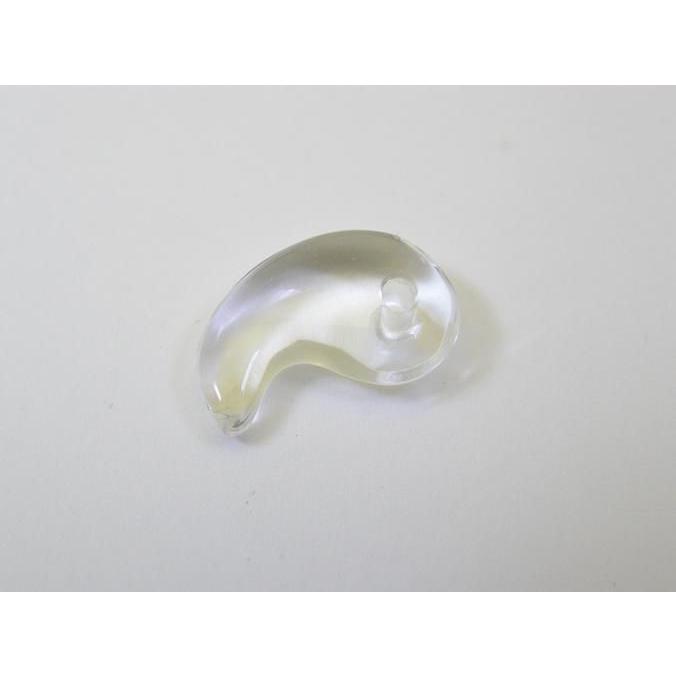 天然石 勾玉 クリスタルクォーツ 水晶 パワーストーン 現代勾玉 勾玉S