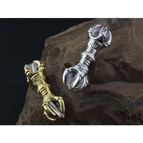 選べる2カラー 五鈷杵パーツ 1個売り 密教 チベット法具