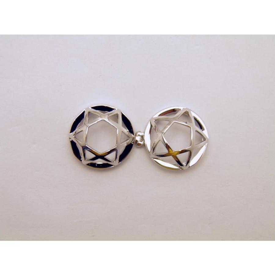 チェンジボール パーツ 銅製 五芒星・六芒星 シルバーカラーメッキ 1個