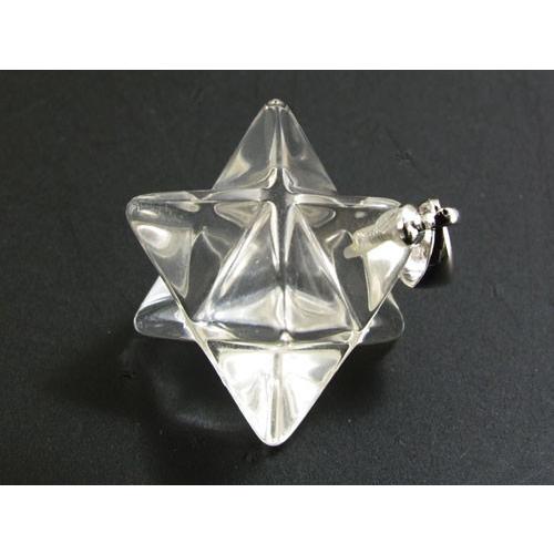 マルカバスターペンダントトップ 15mm 水晶 クリスタル 天然石