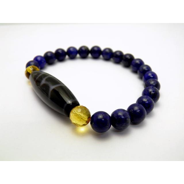 高級至純天珠 仏龍眼梵字 マン 天珠AAA ブレスレット : Imperialaura