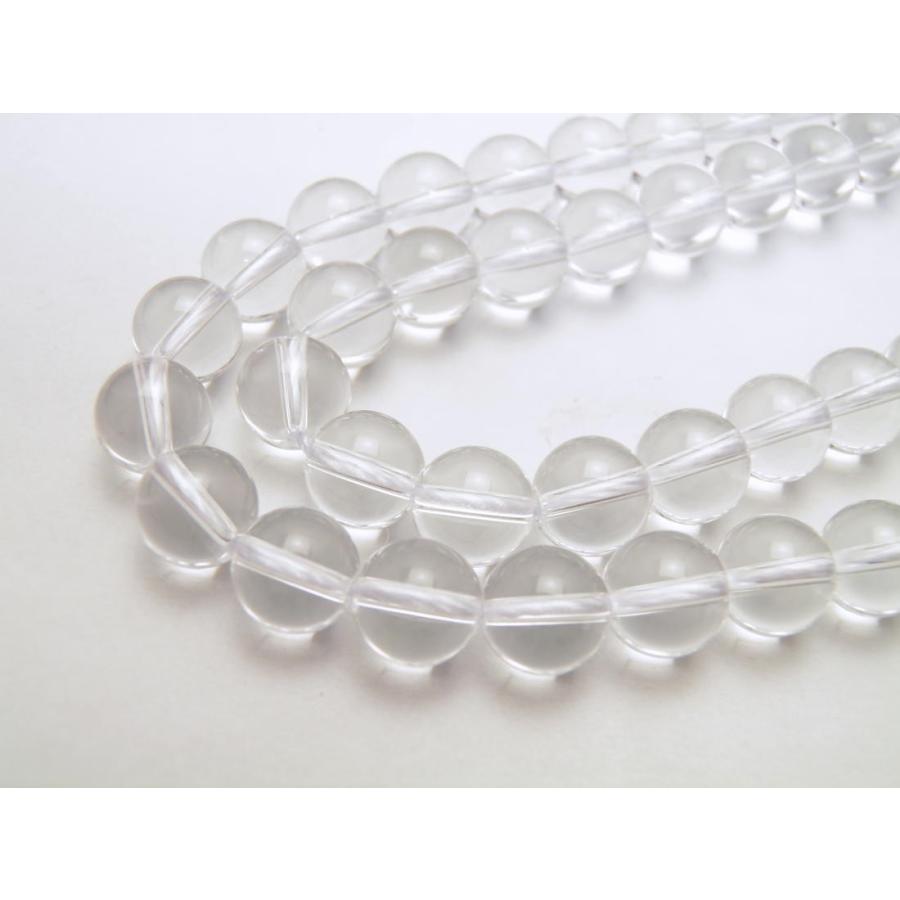 水晶 クリスタル A 8mm玉 一連 天然石 パワーストーン