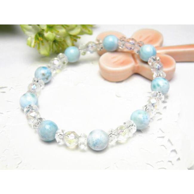 ラリマー ブレスレット チャーム付き 未使用品 ラリマー ブレスレット チャーム付き 未使用品 2025年最新