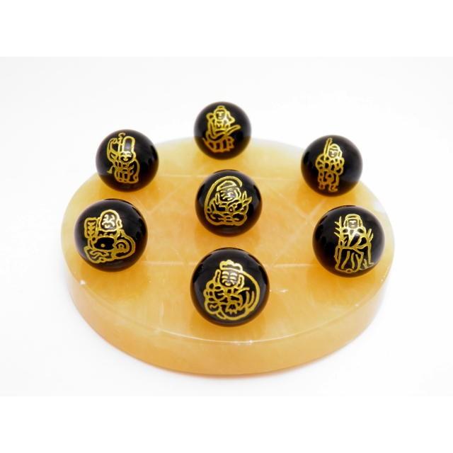 風水アイテム】聖六芒星如意陣(七星陣)・アラゴナイト約100㎜前後