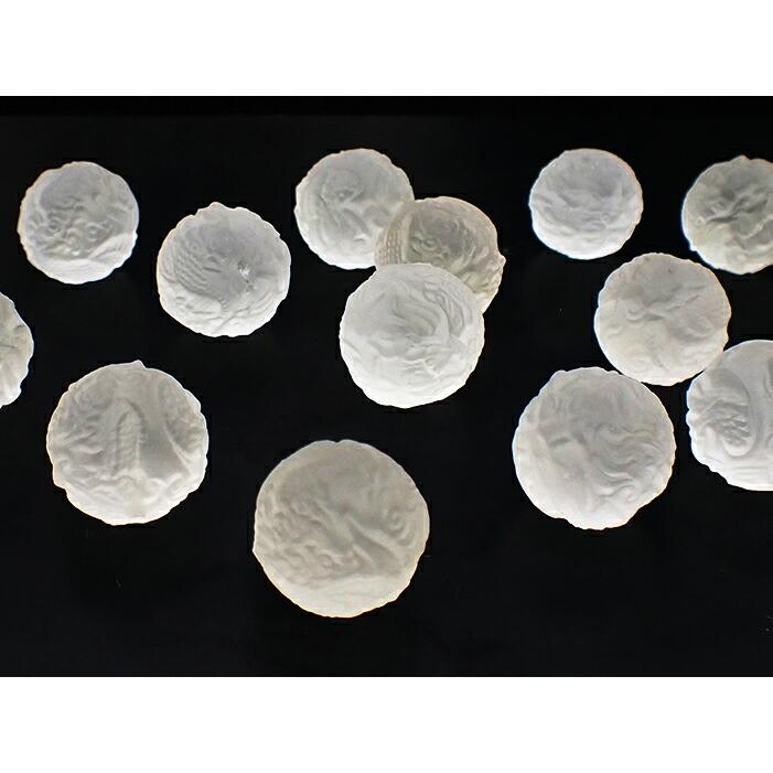 天然石彫刻 水晶浮かし彫り龍ビーズ 20mm 横穴 彫刻 一粒売りビーズ