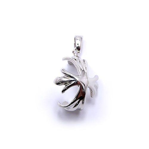 ペンダントトップ 20mm丸玉用PT枠 クロス 真鍮製 1個 : Imperialaura