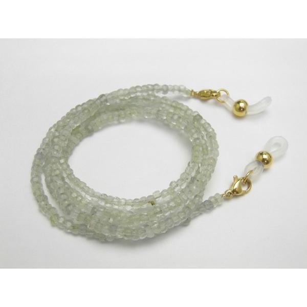 天然石 メガネチェーン フローライト パワーストーン 天然石 フロー