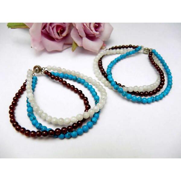 専用】クンツァイト＆ガーネットのマクラメ編みネックレス ペンダント