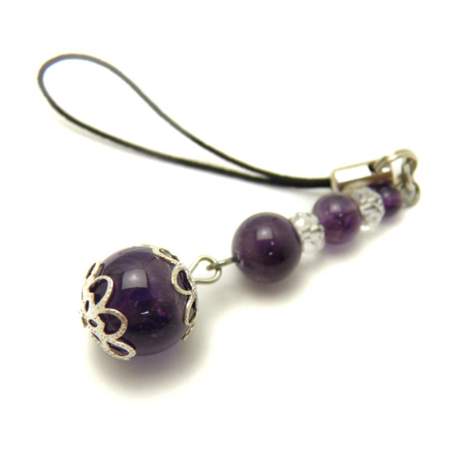 天然石 誕生石ストラップ 銀 パワーストーンストラップ メンズ