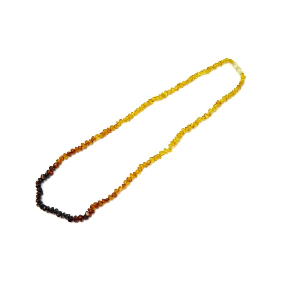 ラストセール！バルティックアンバーネックレス(琥珀)　ミックスサイズ　輸入 バルティックアンバーネックレス | 琥珀 | 大人用 ネックレス