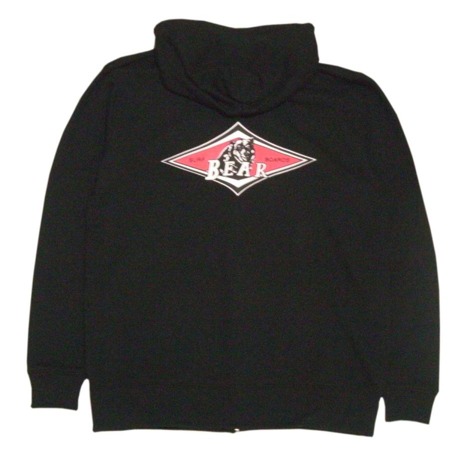 ベアー) BEAR フロントジップパーカー 長袖 サーフプロショップ限定