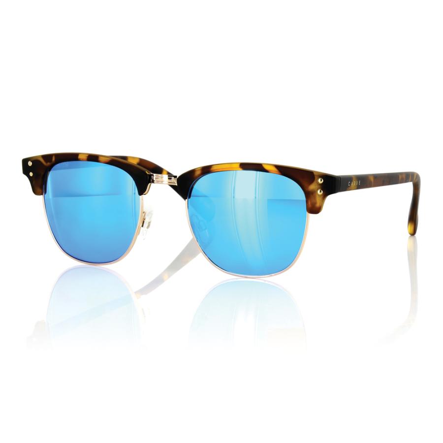 Blue CARVE sunnies Cali - Kids Crystal Blue Frame with Grey with Blue Iridium Lens main image 4