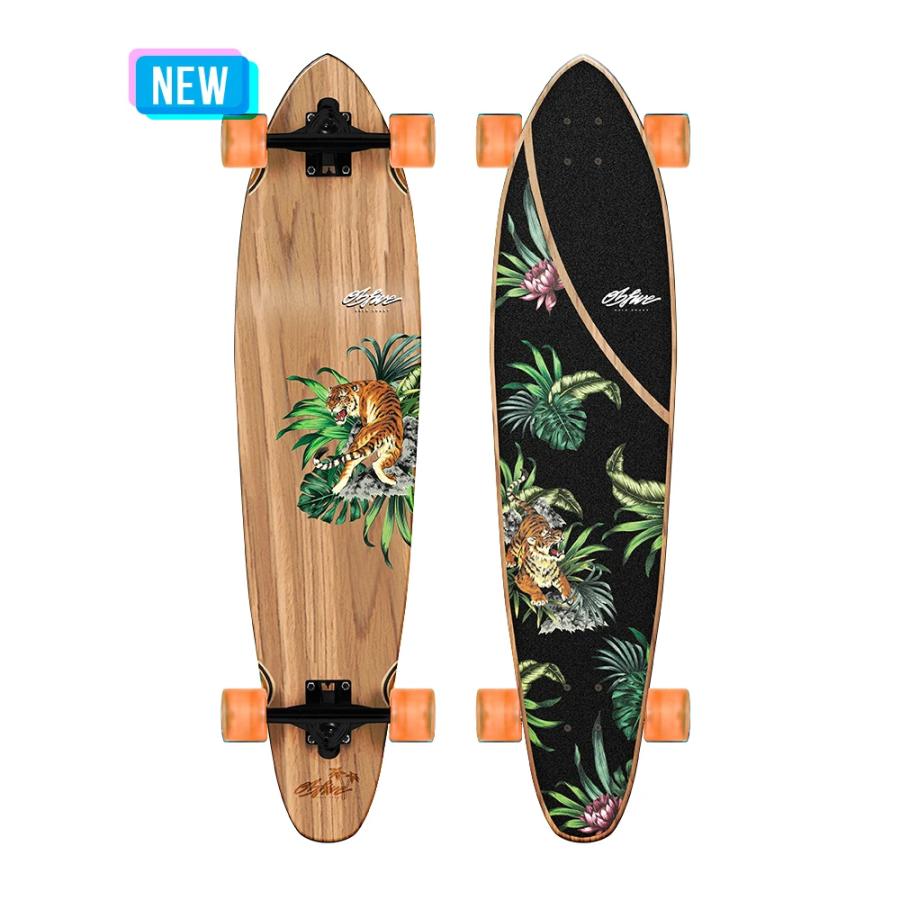□送料無料□10％OFF□ オービーファイブ PSYCHED TIGER LONGBOARD 38