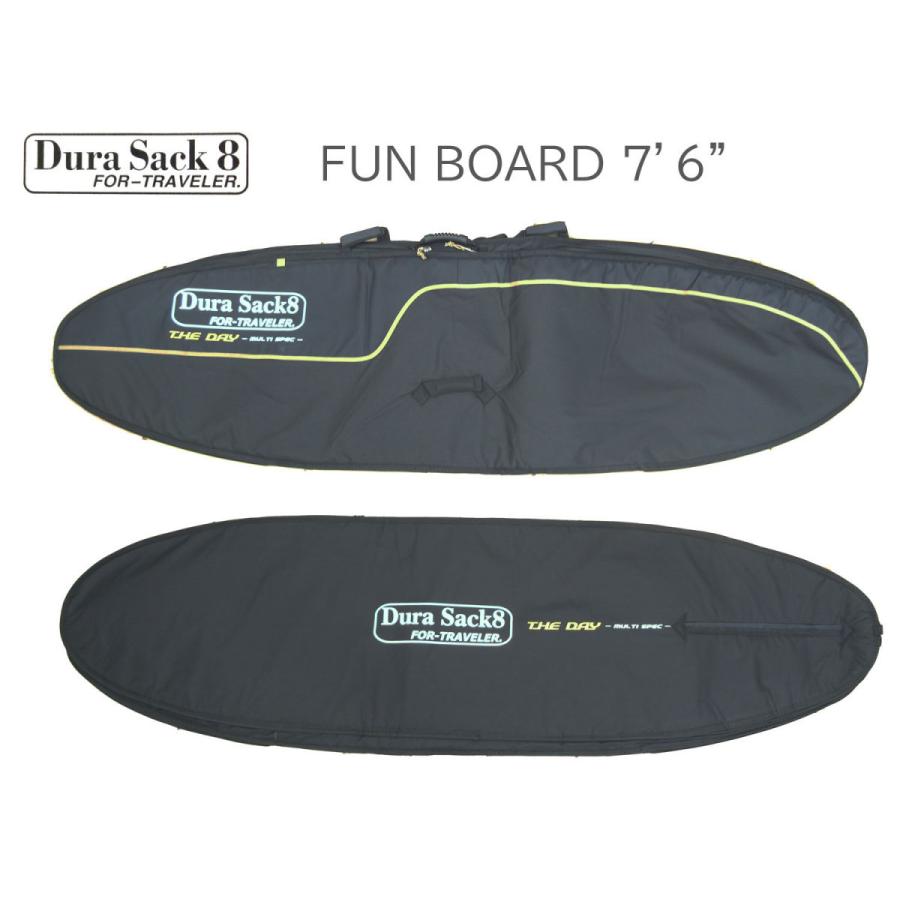 サーフボードケース ハードケース Durasack8 デュラサック8 Fun Noseriderボード用収納ケース ブラック サーフィン7 6 Surfboardcase 7 インペリアルサーフ 通販 Yahoo ショッピング