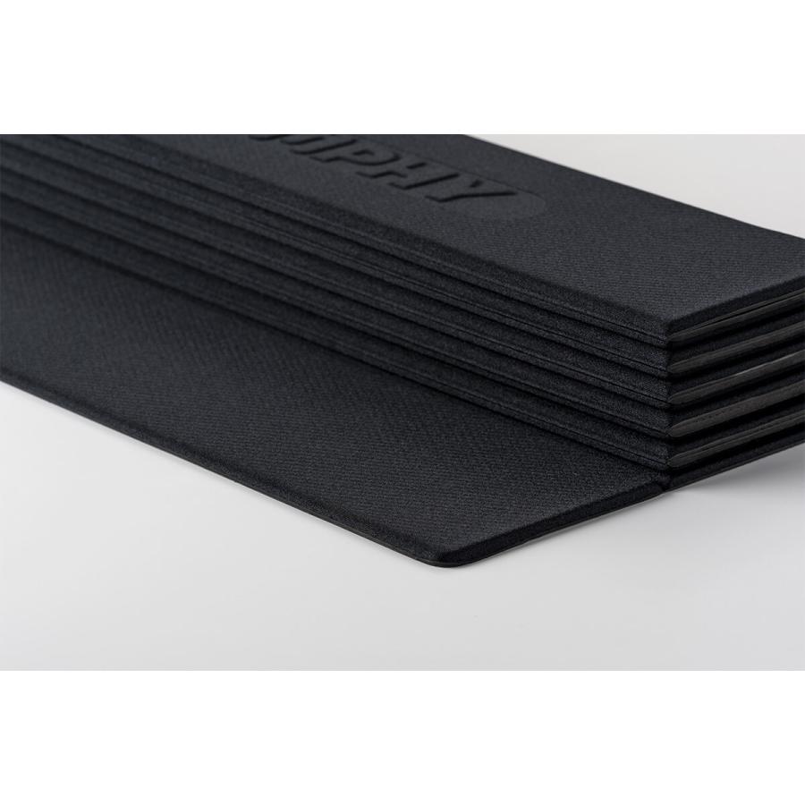 ブラックフォームエクササイズマット ストレッチするために開発された専用マット】折りたたみ 公式 インフィ