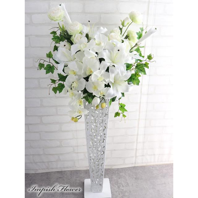 造花 スタンド花 開店祝い 大きい アレンジメント 豪華 アーティフィシャルフラワー B-476 | 