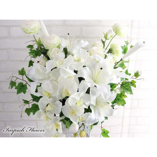 造花 スタンド花 開店祝い 大きい アレンジメント 豪華 アーティフィシャルフラワー B-476 |  | 01