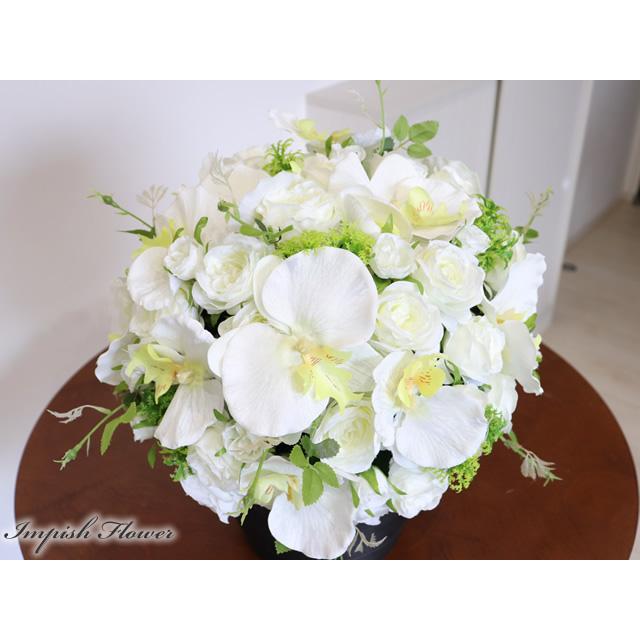 胡蝶蘭 造花 インテリア 大きい アーティフィシャルフラワー 高級 おしゃれ フラワーアレンジメント 豪華 B-577 |  | 01