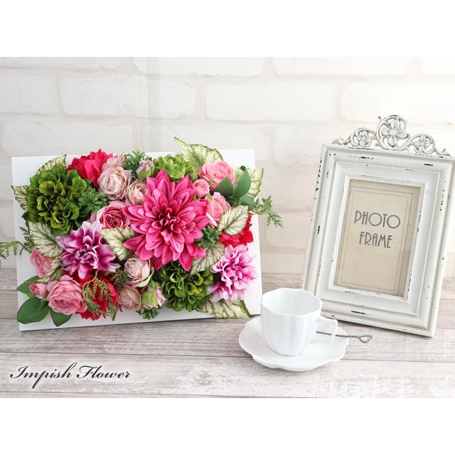 造花 インテリア アレンジ アートフラワー アレンジメント M-335 |  | 02