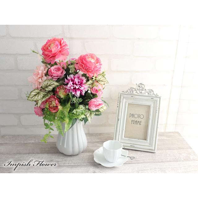 造花 インテリア アーティフィシャルフラワー フラワーアレンジメント M-375 |  | 02