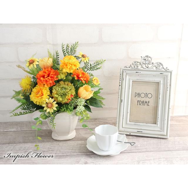 造花 インテリア アーティフィシャルフラワー フラワーアレンジメント M-376 |  | 02