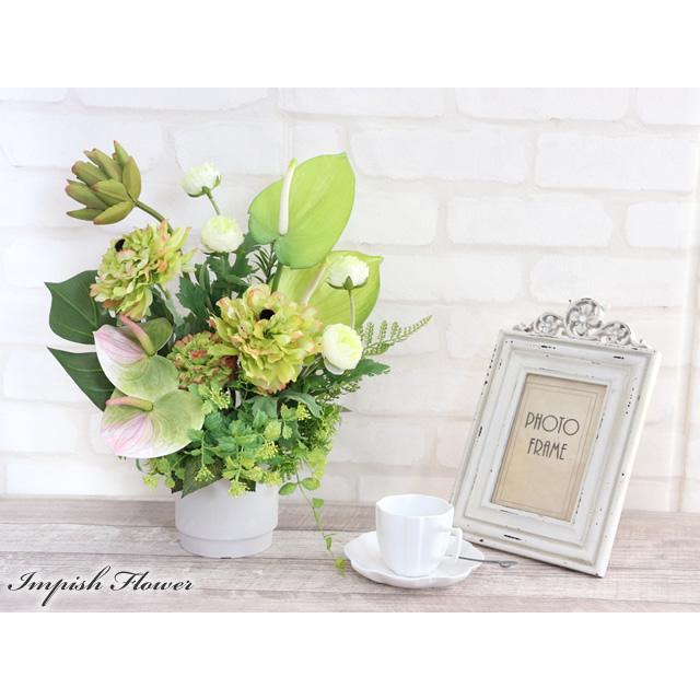 造花 インテリア 卓上 フラワーアレンジメント アーティフィシャル