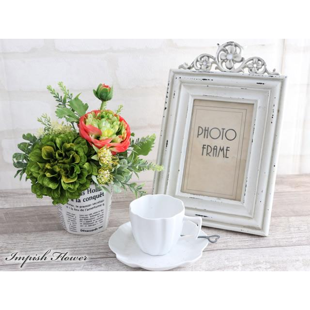 造花 インテリア かわいい アーティフィシャルフラワー アレンジメント S-394 |  | 02