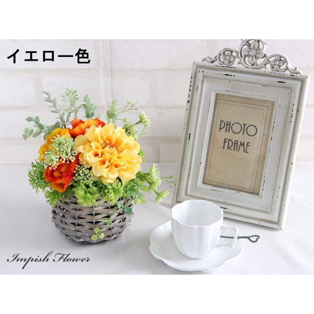 造花 フラワーアレンジメント インテリア アーティフィシャルフラワー アレンジメント  かわいい S-413 |  | 06