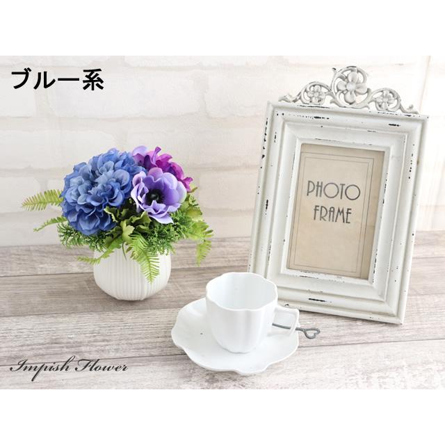 造花 フラワーアレンジメント インテリア 母の日 アーティフィシャルフラワー アレンジメント  かわいい S-416 |  | 06