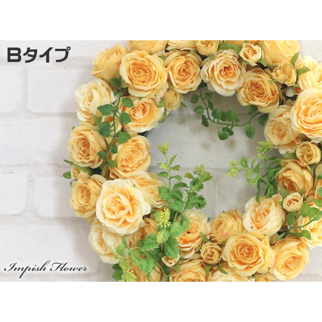 母の日 リース 造花 春 おしゃれ 豪華 壁掛け 玄関 フラワーリース W