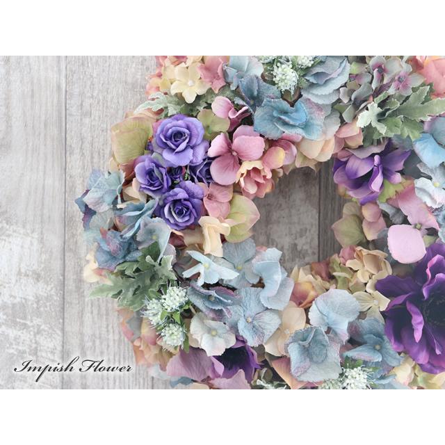 61 以上節約 リース 壁掛け 造花 アートフラワー 玄関 アレンジ おしゃれ W 697 Wantannas Go Id