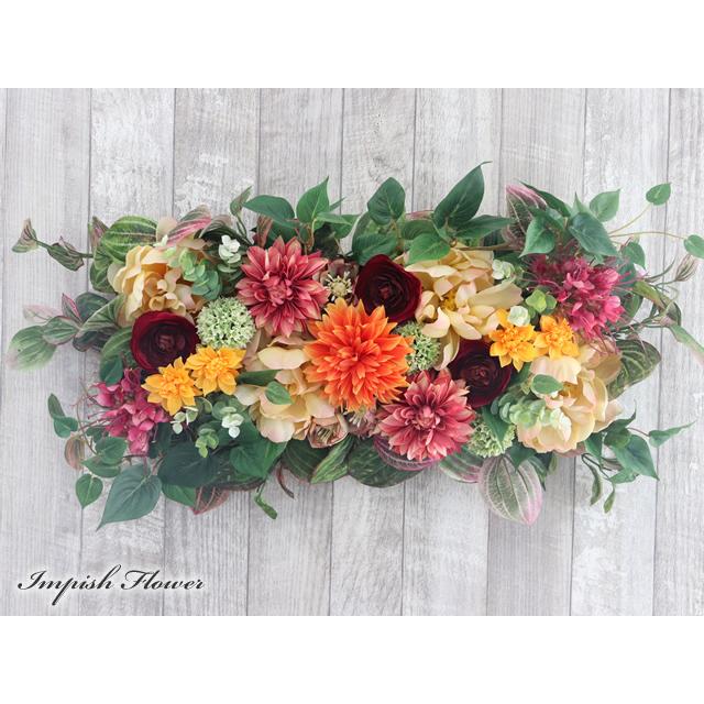 希少 リース 花 玄関 インテリア 壁掛け 造花 W 699 日本製 Www Maxipiso Com Ar